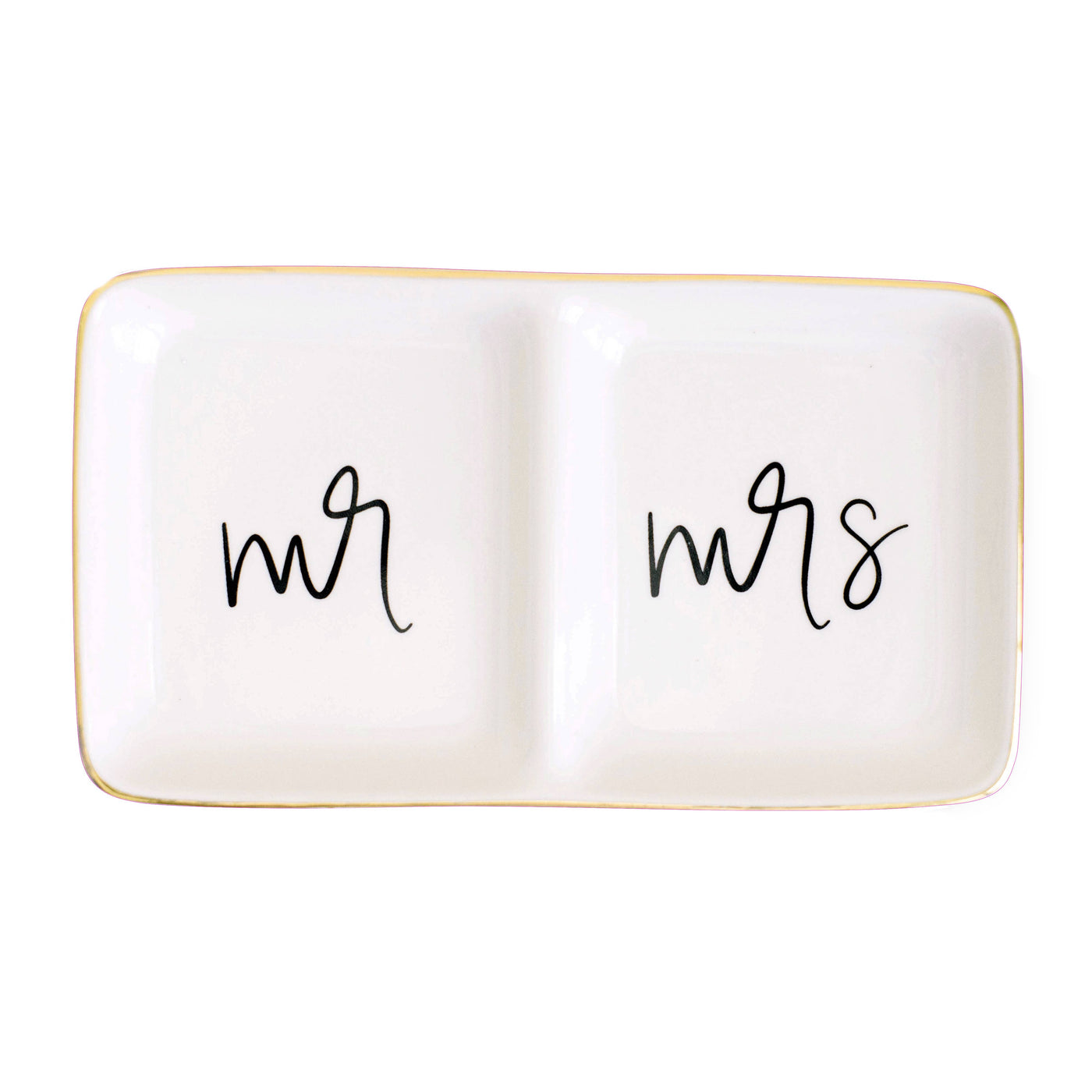 Mr and Mrs Jewelry Dish