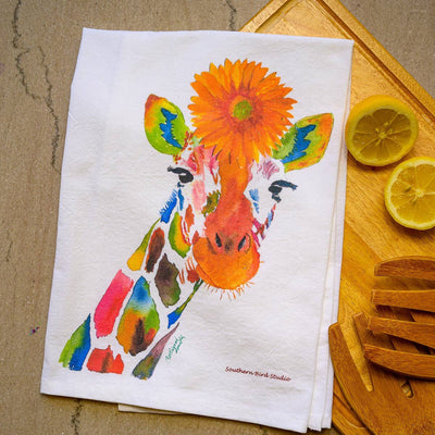 Ginny Giraffe Tea Towel