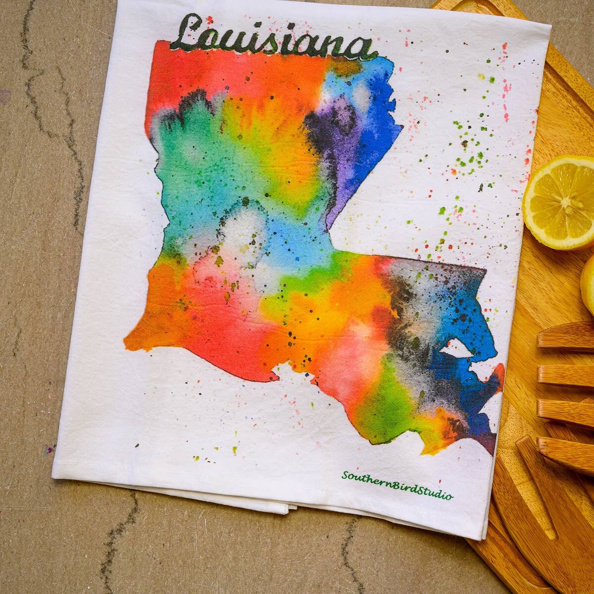 Louisiana Tea Towel