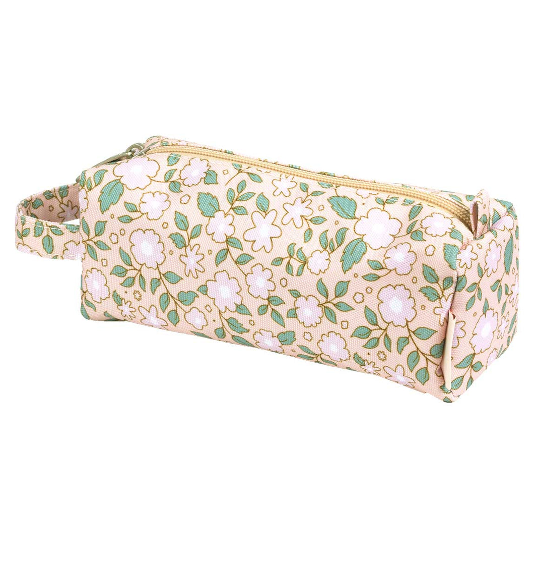 A Little Lovely Company Kids Pencil Case: Blossoms - Pink