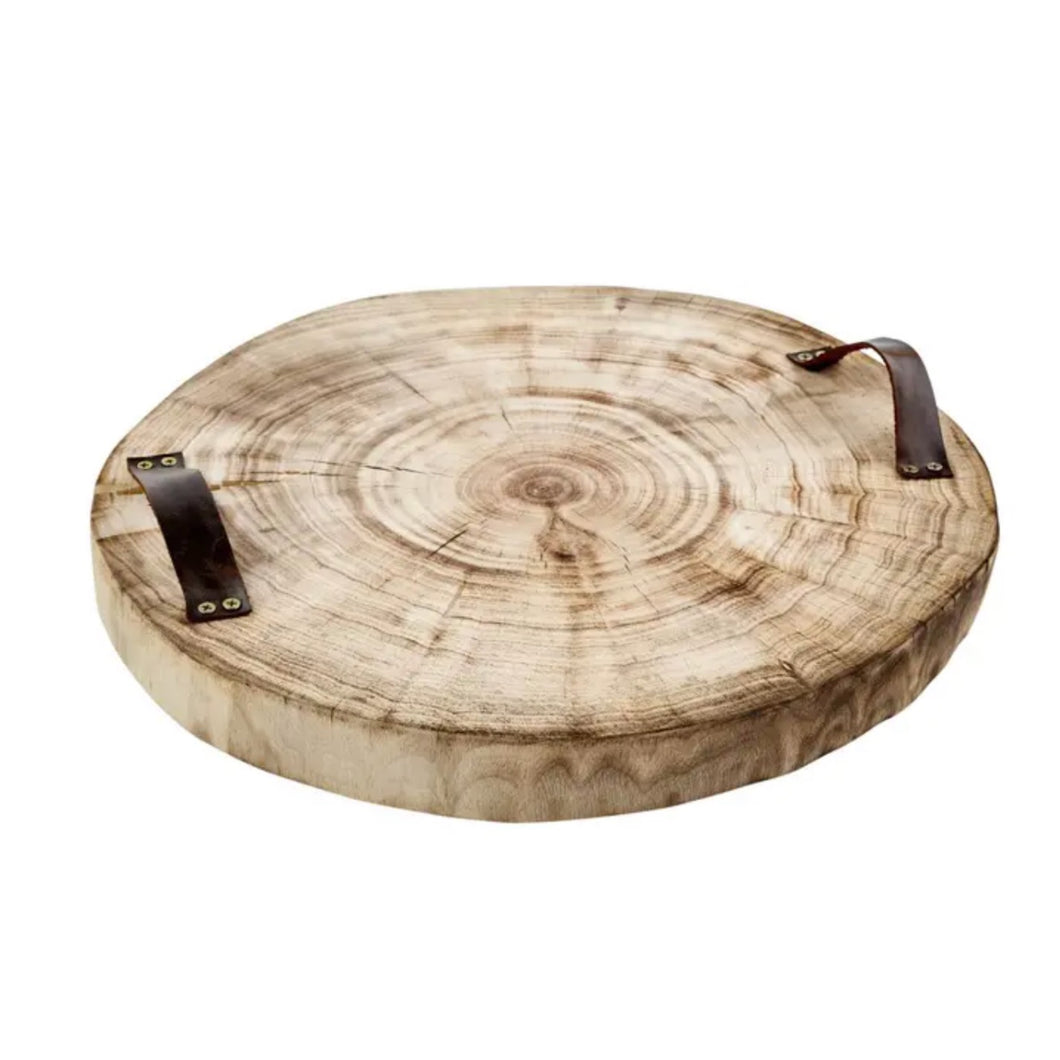Wood Slice Serving Tray