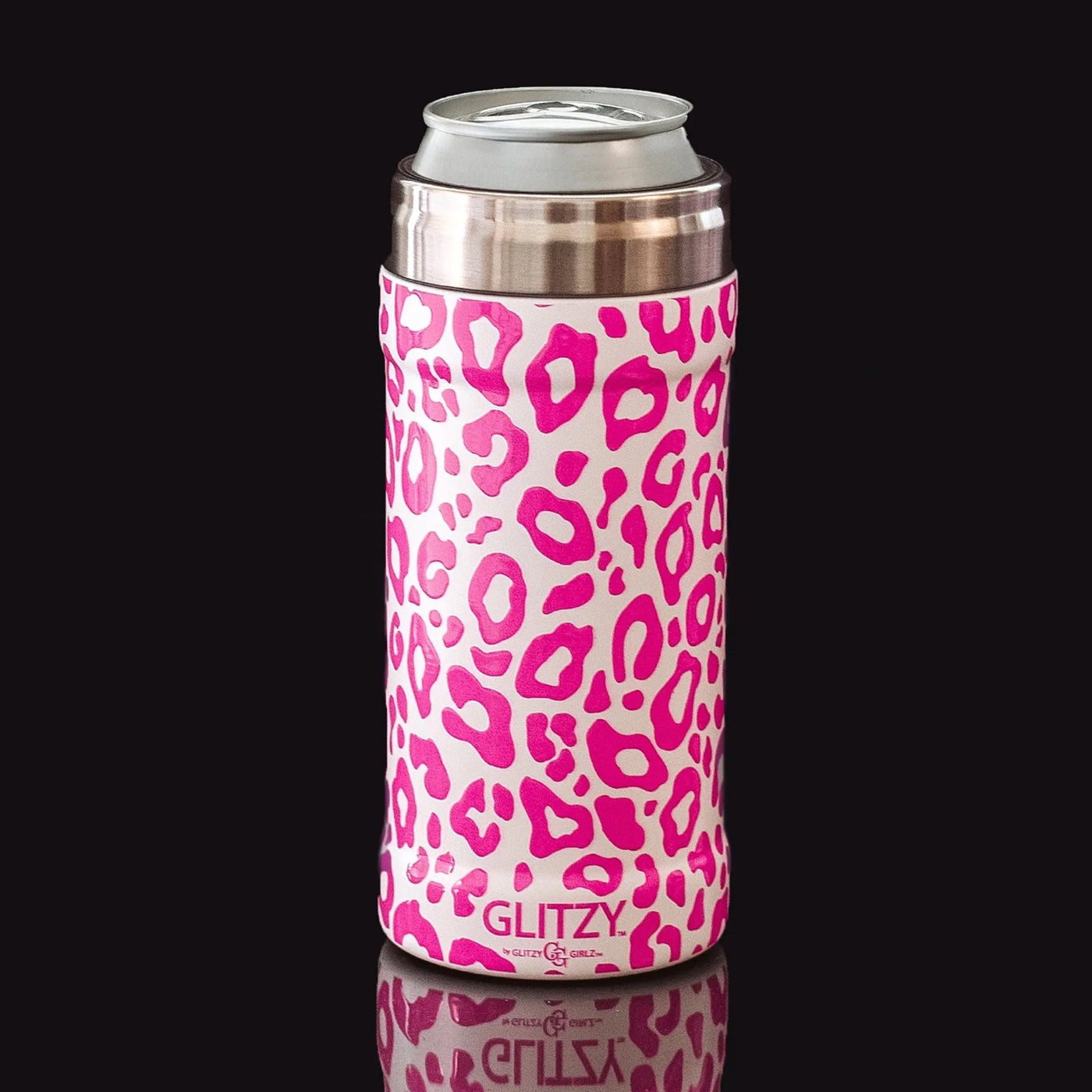 12 Oz. Glitzy Skinny Can Cooler