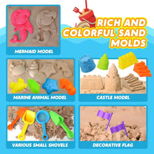 Load image into Gallery viewer, 18 PCS Mermaid Sand Toys for Kids

