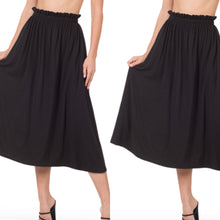 Load image into Gallery viewer, Plus Size Paperbag Midi Skirt
