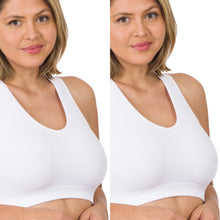 Load image into Gallery viewer, Plus Size Ribbed Cropped Tank
