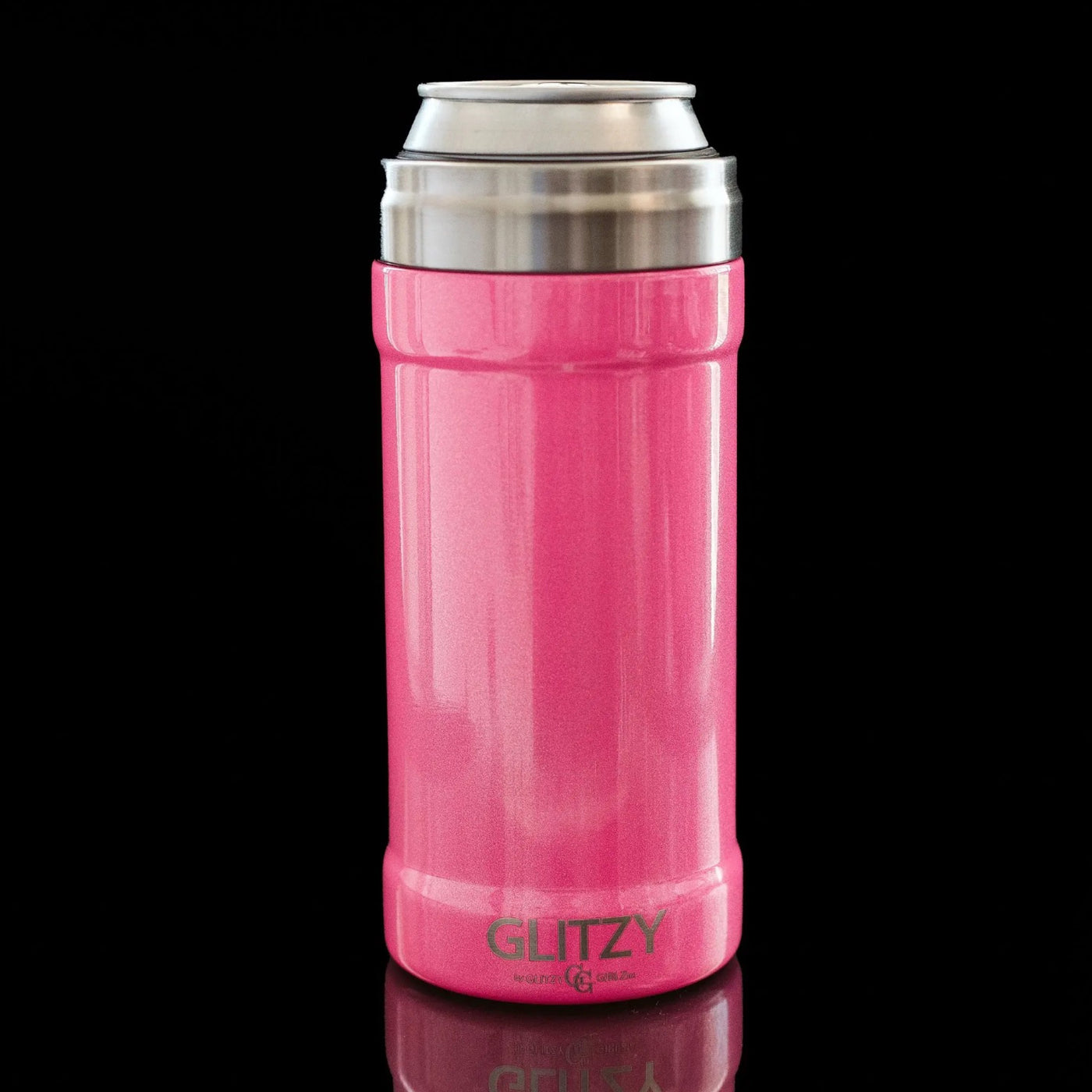 12 Oz. Glitzy Skinny Can Cooler