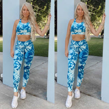 Load image into Gallery viewer, Blue Blast Workout Top

