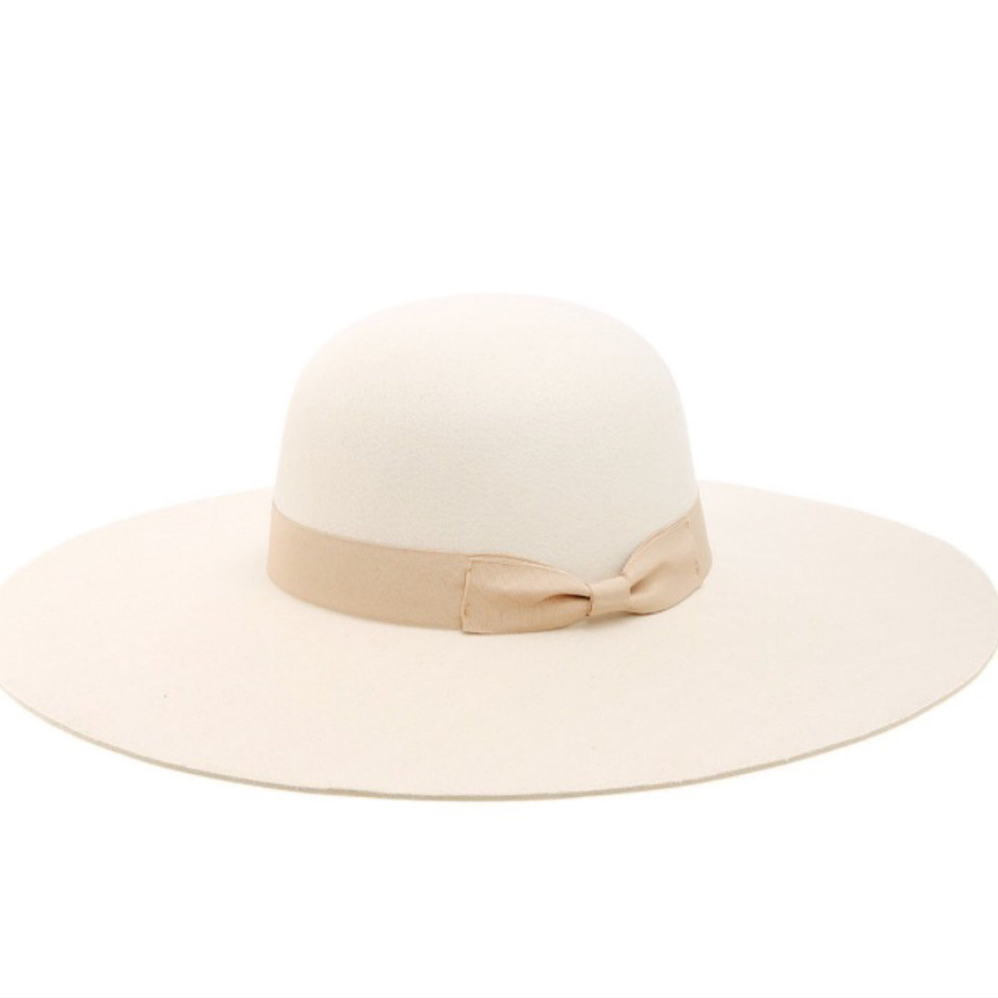 Ivory Round Floppy Hat