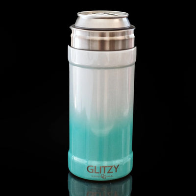 12 Oz. Glitzy Skinny Can Cooler